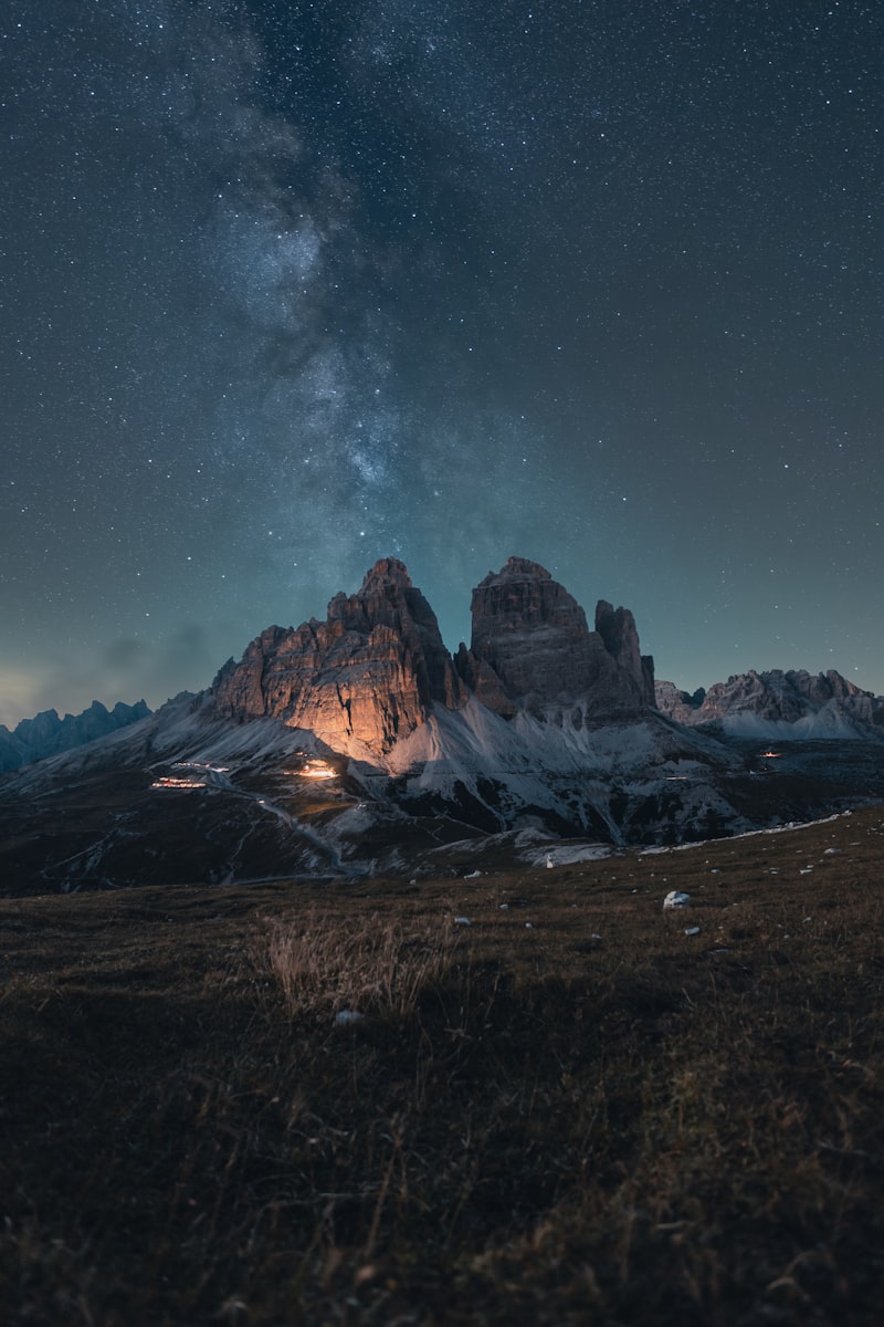 Mountain sky artwork for a fictional series